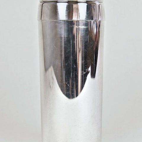 Cocktailshaker, Schüttelbecher, Wilhelm Wagenfeld 1959 für WMF, Geislingen