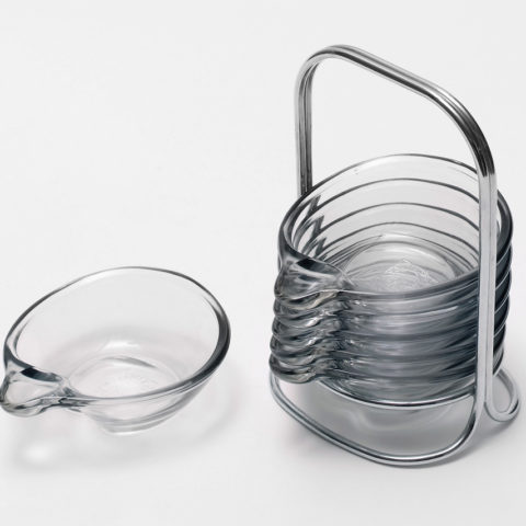 Stapelaschenbecher, Heinrich Löffelhardt, Jenaer Glas