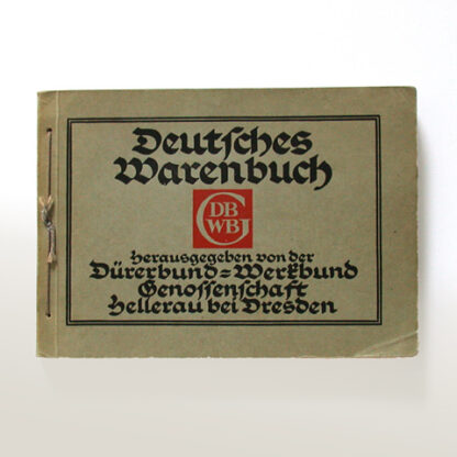 „Deutsches Warenbuch“, Dürerbund-Werkbund-Genossenschaft, Dresden-Hellerau