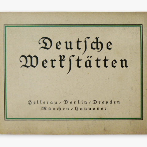 Preisbuch „Das Deutsche Hausgerät“, Deutsche Werkstätten, Dresden