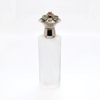 Flakon für Parfum, Kristallglas und Diamanten, 1960er Jahre